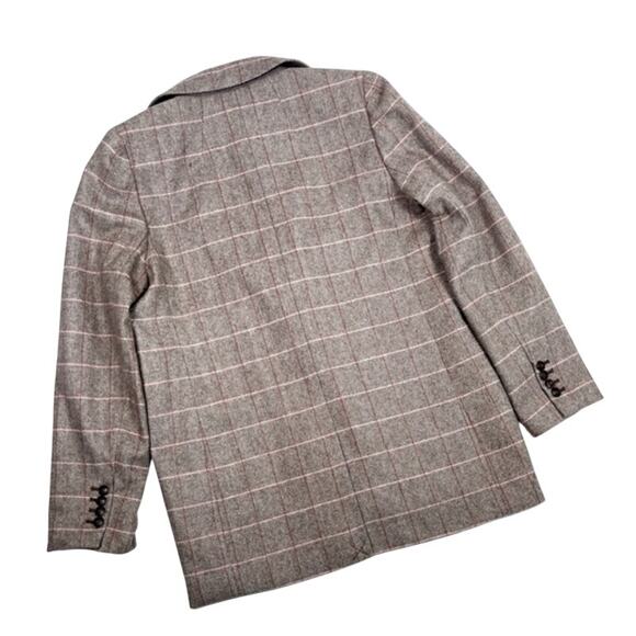 MADEWELL Larsen Blazer in Plaid size M Brown Plaid - Picture 4 of 8